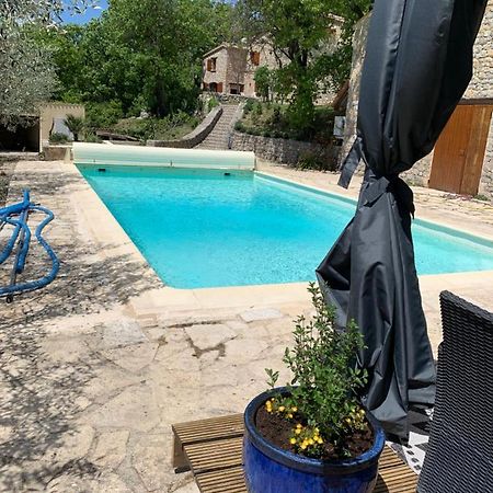 Font Nouvelle Maison De Charme Drome Provencale, 6 Ou 10 Personnes Avec Piscine Plaisians Екстер'єр фото