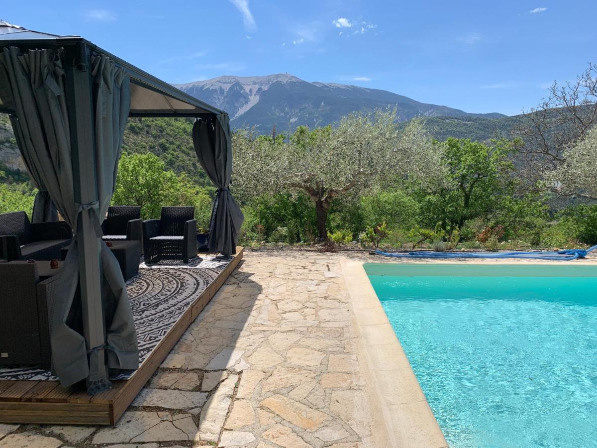 Font Nouvelle Maison De Charme Drome Provencale, 6 Ou 10 Personnes Avec Piscine Plaisians Екстер'єр фото