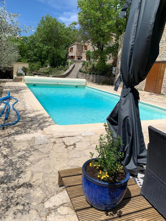 Font Nouvelle Maison De Charme Drome Provencale, 6 Ou 10 Personnes Avec Piscine Plaisians Екстер'єр фото
