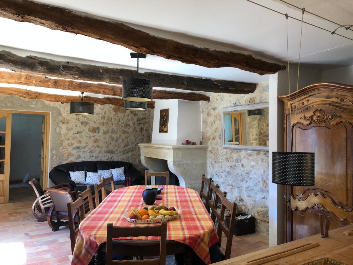 Font Nouvelle Maison De Charme Drome Provencale, 6 Ou 10 Personnes Avec Piscine Plaisians Екстер'єр фото